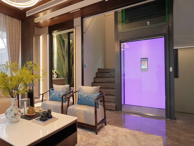 枪灰平台电梯案例