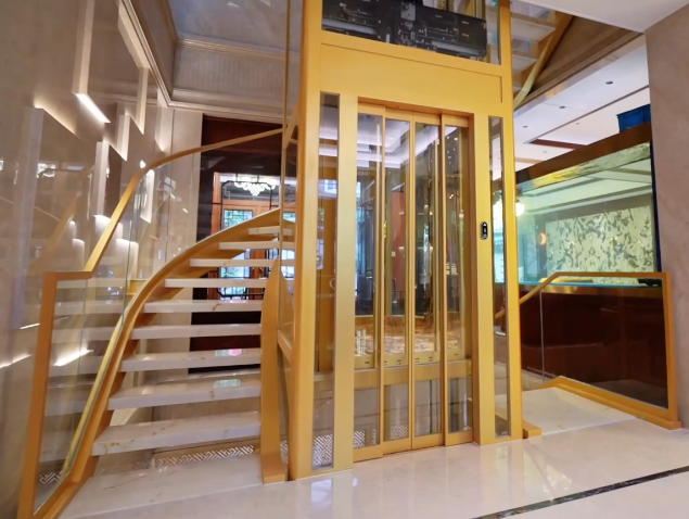 苏州迎风雅苑马蹄形观光梯